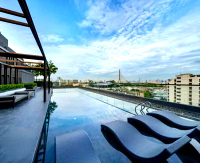 Condos for rent : 1Bed | 1Bath | BTS Bang Chak | 31sqm | THB 15,000/mo | Fl.12 — Chewathai Pinklao Bangkok