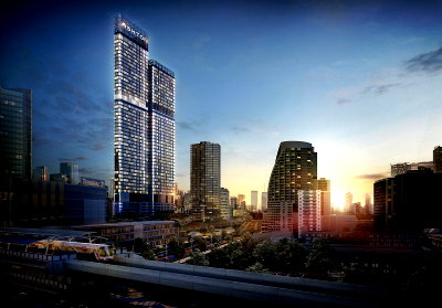 Condos for rent : 1Bed | 1Bath | BTS Asok | 35sqm | THB 29,000/mo | Fl.19 — Ashton Asoke Bangkok