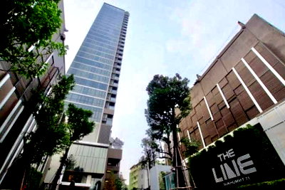 Condos for rent : 1Bed | 1Bath | BTS Phra Khanong | 44sqm | THB 26,000/mo | Fl.12 — The Line Sukhumvit 71 Bangkok