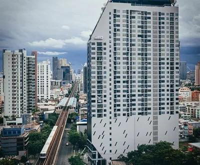 2Bed | 1Bath | BTS Saphan Khwai | 46sqm | THB 25,000/mo | Fl.33 — IDEO Phaholyothin - Chatujak Bangkok