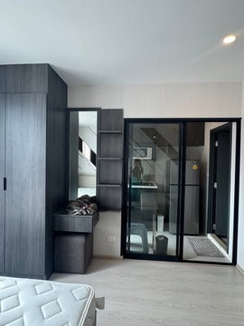 1 ห้องนอน | 1 ห้องน้ำ | BTS Udom Suk | 26 ตร.ม. | 14,000 บาท/เดือน | ชั้น 12 — Elio Del Nest กรุงเทพฯ