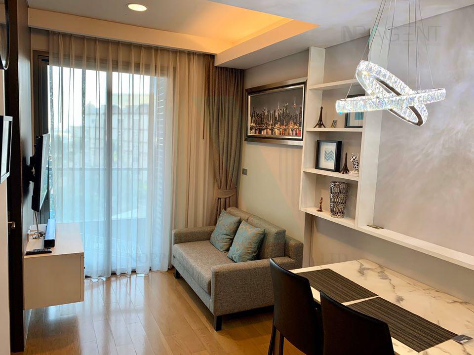 รูป ให้เช่าคอนโด เดอะ ลุมพินี 24 อาคาร 1 ชั้น 5 1 ห้องนอน ขนาด 33.00 ตรม ใกล้ รพ.เทพธารินทร์ - รูปที่ 1/8