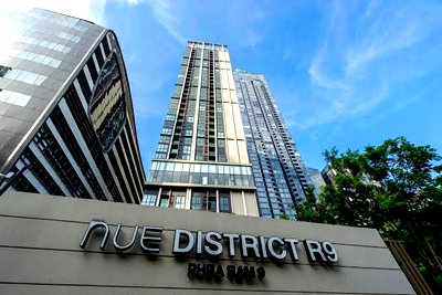 Condos for rent : 1Bed | 1Bath | MRT Phra Ram 9 | 27sqm | THB 17,000/mo | Fl.10 — Nue District R9 Bangkok