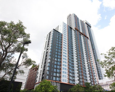 1 ห้องนอน | 1 ห้องน้ำ | MRT Huai Khwang | 35 ตร.ม. | 22,000 บาท/เดือน | ชั้น 8 — XT Huaikhwang กรุงเทพฯ