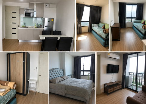 2 ห้องนอน | 2 ห้องน้ำ | BTS On Nut | 47 ตร.ม. | 17,000 บาท/เดือน | ชั้น 25 — Artemis Sukhumvit 77 กรุงเทพฯ
