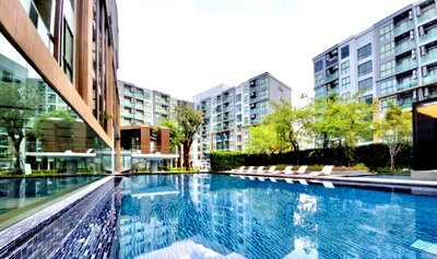 Condos for rent : 2Bed | 1Bath | BTS Phra Khanong | 48sqm | THB 25,000/mo | Fl.3 — The Excel Hideaway Sukhumvit 50 Bangkok