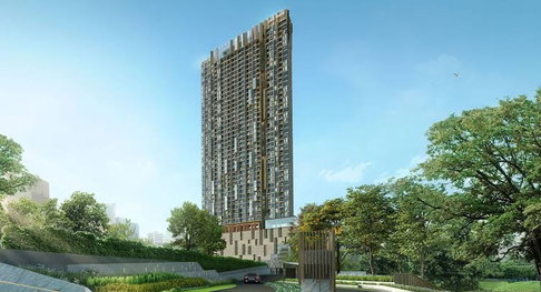 1Bed | 1Bath | BTS Thong Lo | 27sqm | THB 18,500/mo | Fl.33 — Oka Haus Bangkok