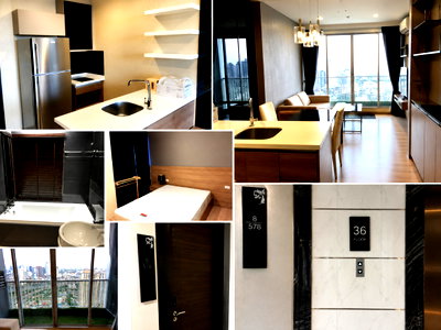 Condos for rent : 1Bed | 1Bath | BTS On Nut | 45sqm | THB 27,000/mo | Fl.36 — Rhythm Sukhumvit 50 Bangkok