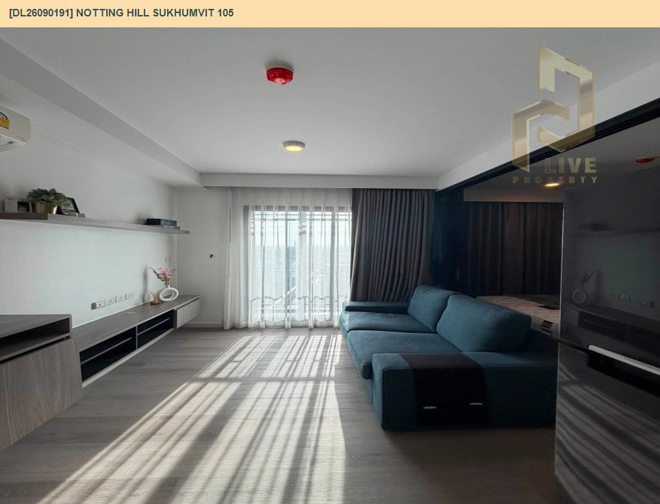 รูป DL26090191 ขายคอนโด น็อตติ้ง ฮิลล์ สุขุมวิท 105 (Notting Hill Sukhumvit 105) ใกล้ BTS แบริ่ง พร้อมเข้าอยู่ โทรด่วน 0614453194 LineID @952jdxxk - รูปที่ 6/8