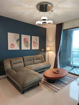 2 ห้องนอน | 2 ห้องน้ำ | BTS Saphan Taksin | 77 ตร.ม. | 32,000 บาท/เดือน | ชั้น 22 — Star View กรุงเทพฯ