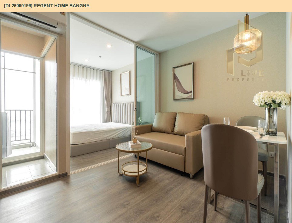 รูป DL26090199 ให้เช่าคอนโด รีเจ้นท์ โฮม บางนา (Regent home bangna) ใกล้ BTS บางนา พร้อมเข้าอยู่ โทรด่วน 0638692663 LineID @952jdxxk - รูปที่ 7/10