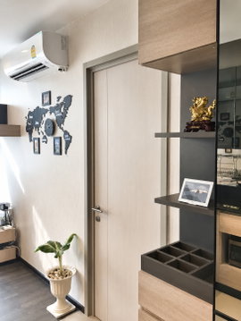 1 ห้องนอน | 1 ห้องน้ำ | MRT Phra Ram 9 | 30 ตร.ม. | 28,000 บาท/เดือน | ชั้น 28 — The Line Asoke - Ratchada กรุงเทพฯ