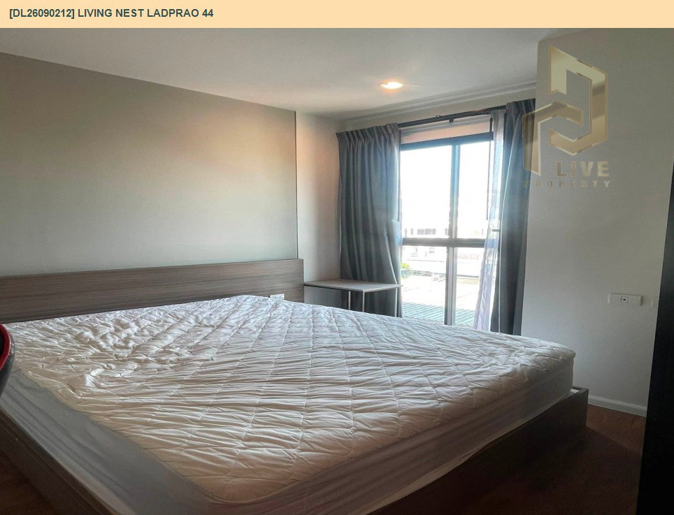 รูป DL26090212 ขายคอนโด ลิฟวิ่ง เนสท์ ลาดพร้าว 44 (Living Nest Ladprao 44) ใกล้ MRT ลาดพร้าว พร้อมเข้าอยู่ โทรด่วน 0638692663 LineID @952jdxxk - รูปที่ 2/6