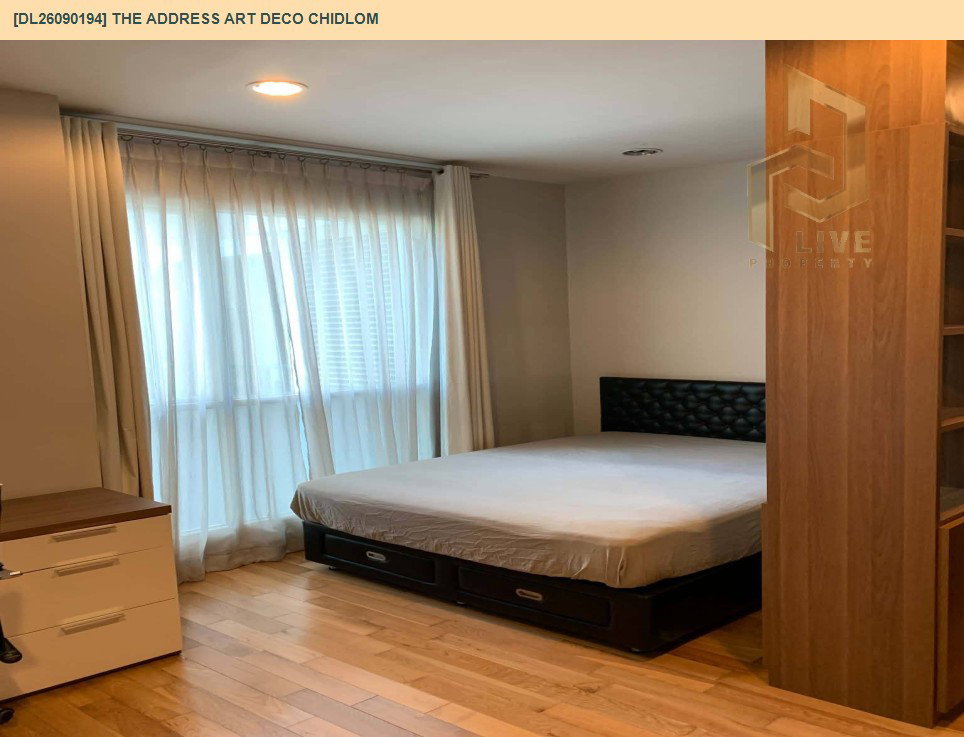 รูป DL26090194 ให้เช่าคอนโด ดิ แอดเดรส ชิดลม (The Address Art Deco Chidlom) ใกล้ BTS ชิดลม พร้อมเข้าอยู่ โทรด่วน 0614453194 LineID @952jdxxk - รูปที่ 2/10