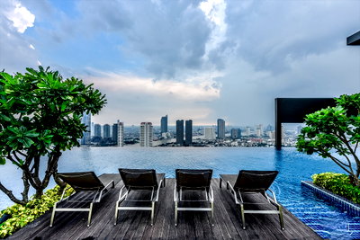 Condos for rent : 1Bed | 1Bath | BTS Krung Thon Buri | 39sqm | THB 19,000/mo | Fl.21 — Urbano Absolute Sathon-Taksin Bangkok