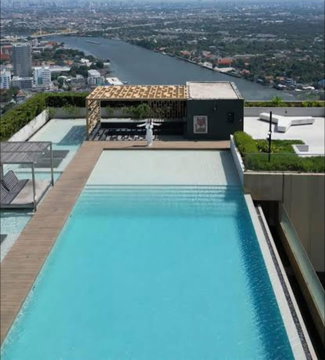 2 ห้องนอน | 2 ห้องน้ำ | MRT Phra Nang Klao Bridge | 52 ตร.ม. | 28,000 บาท/เดือน | ชั้น 22 — The Politan Rive กรุงเทพฯ
