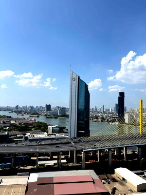 Condos for rent : 1Bed | 1Bath | BTS Krung Thon Buri | 31sqm | THB 13,000/mo | Fl.31 — Nue Riverest Bangkok