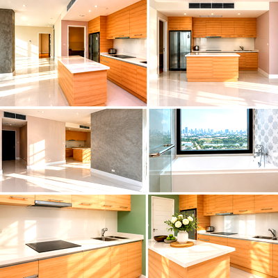 Condos for rent : 3Bed | 3Bath | MRT Queen Sirikit National Convention Centre | 152sqm | THB 85,000/mo | Fl.26 — Aguston Sukhumvit 22 Bangkok