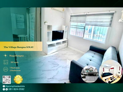 Houses for rent Anya Thani Industrial Estate (Gemopolis) : ST14122 - The Village Bangna KM.10 : MegaBangna 