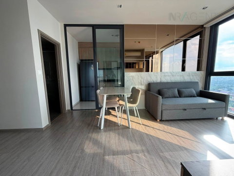 🎉 For Rent Condo THE LINE WONGSAWANG Building 1, Floor 22,2 bed room, Room size 49 sqm
