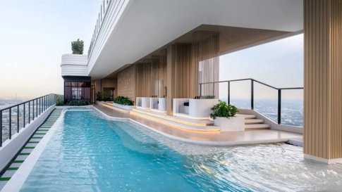1Bed | 1Bath | BTS Phra Khanong | 31sqm | THB 12,000/mo | Fl.16 — Xim Rama 3 - Suksawat Bangkok