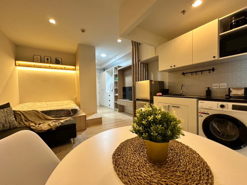 P-56528 ให้เช่า  เดอะ ซี้ด มิงเกิ้ล สาทร-สวนพลู | Studio | วิวเมือง | ชั้น 22 | 28 ตร.ม. | เฟอร์นิเจอร์ครบ | Line ID: @easythaihome | 085-592-2897