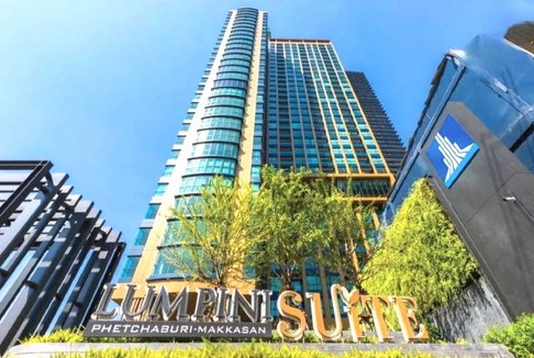 1 ห้องนอน | 1 ห้องน้ำ | MRT Phetchaburi | 23 ตร.ม. | 15,000 บาท/เดือน | ชั้น 30 — Lumpini Suite Phetchaburi - Makkasan กรุงเทพฯ