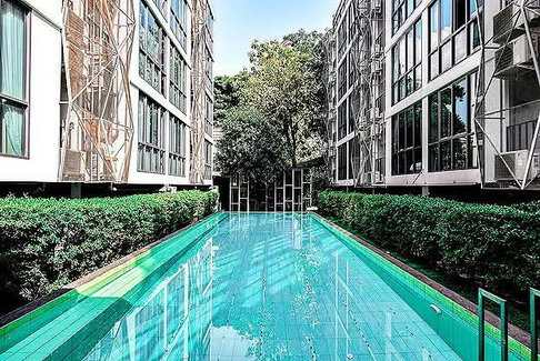2Bed | 2Bath | BTS Phra Khanong | 60sqm | THB 35,000/mo | Fl.3 — Sukhumvit Suite Bangkok