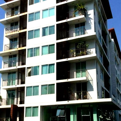 Condos for rent : 2Bed | 1Bath | BTS Krung Thon Buri | 62sqm | THB 19,000/mo | Fl.4 — The Fine At River Bangkok