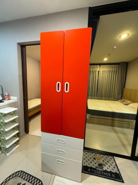 2Bed | 1Bath | MRT Phetchaburi | 35sqm | THB 20,000/mo | Fl.34 — Life Asoke Bangkok