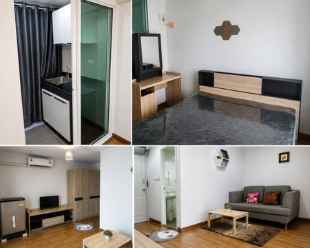 1Bed | 1Bath | BTS On Nut | 28sqm | THB 12,000/mo | Fl.2 — Regent Home Sukhumvit 81 Bangkok