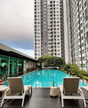 1 ห้องนอน | 1 ห้องน้ำ | BTS Ekkamai | 29 ตร.ม. | 14,000 บาท/เดือน | ชั้น 28 — Aspire Rama 4 กรุงเทพฯ