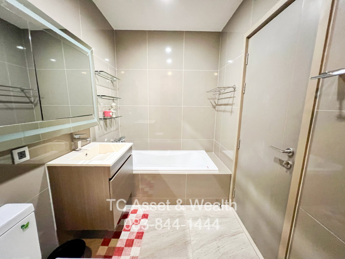 รูป 📍𝐅𝐨𝐫 𝐑𝐞𝐧𝐭! 𝐌𝐨𝐫𝐢 𝐇𝐚𝐮𝐬 𝟐 ห้องนอน 67.29 ตรม ชั้น 6 วิวสระและวิวสวน ทิศเหนือ อาคาร 𝐁 มีอ่างอาบน้ำ 📍เพียง 𝟓𝟎,𝟎𝟎𝟎 บาท! - รูปที่ 12/17