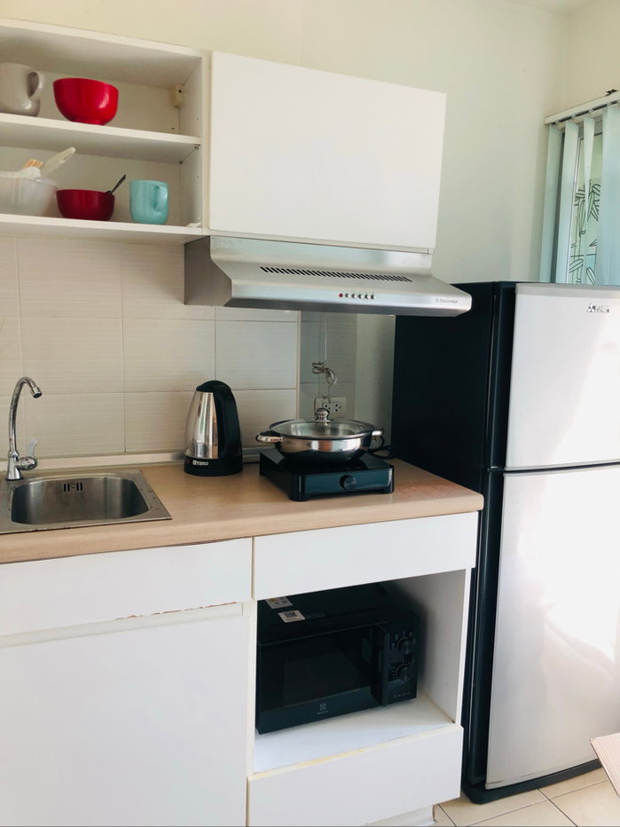 รูป ให้เช่าคอนโด ลุมพินี วิลล์ สุขุมวิท 77-2 ห้องใหญ่ 45 ตร.ม. อาคาร B2 ชั้น 5 Fully Furnished ราคา 15,000 บาท ใกล้ BTS อ่อนนุช - รูปที่ 7/9