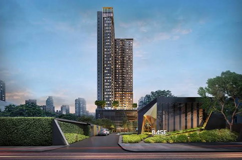 1Bed | 1Bath | MRT Phetchaburi | 33sqm | THB 18,000/mo | Fl.19 — The Base Phetchaburi-Thonglor Bangkok