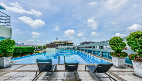 2Bed | 2Bath | BTS Ratchathewi | 61sqm | THB 30,000/mo | Fl.11 — Baan Klang Krung Siam-Pathumwan Bangkok
