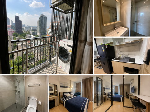1Bed | 1Bath | BTS Ekkamai | 30sqm | THB 24,000/mo | Fl.22 — Maru Ekkamai 2 Bangkok