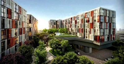 Condos for rent : 1Bed | 1Bath | BTS Ekkamai | 31sqm | THB 21,000/mo | Fl.8 — Taka Haus Bangkok