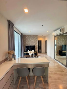 2Bed | 1Bath | BTS On Nut | 47sqm | THB 24,000/mo | Fl.7 — IDEO Mobi Sukhumvit With Full Bangkok