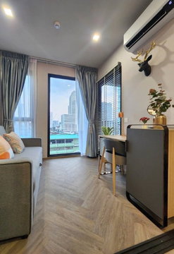 2Bed | 1Bath | MRT Sam Yan | 46sqm | THB 35,000/mo | Fl.9 — Chapter Chula-Samyan Bangkok
