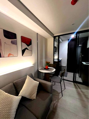 Condos for rent : 1Bed | 1Bath | BTS Khu Khot | 26.69sqm | THB 12,000/mo | Fl.4 — Nue Core Khu Khot Station Bangkok
