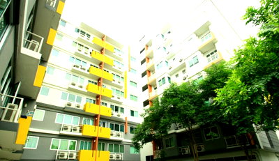 คอนโดให้เช่า : 1 ห้องนอน | 1 ห้องน้ำ | BTS On Nut | 25 ตร.ม. | 10,000 บาท/เดือน | ชั้น 4 — My Condo Sukhumvit 52 กรุงเทพฯ