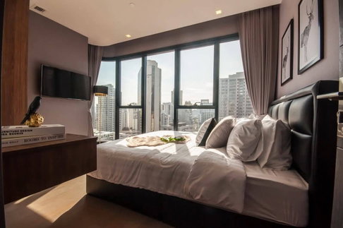 2Bed | 1Bath | MRT Sukhumvit | 47sqm | THB 50,000/mo | Fl.16 — Ashton Asoke Bangkok