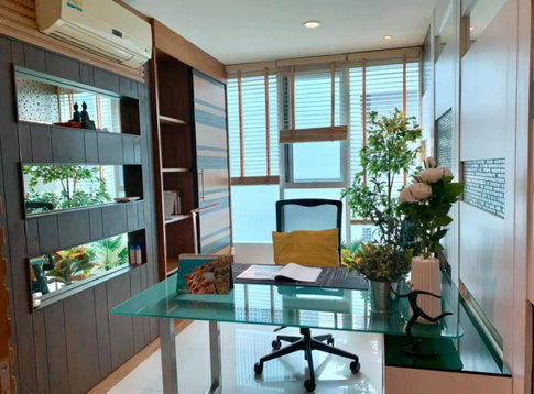 2 ห้องนอน | 1 ห้องน้ำ | MRT Phetchaburi | 64 ตร.ม. | 40,000 บาท/เดือน | ชั้น 6 — Sukhumvit Living Town กรุงเทพฯ