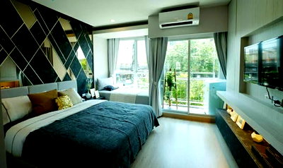 Condos for rent : Studio | 1Bath | BTS Saphan Khwai | 26sqm | THB 13,000/mo | Fl.9 — Lumpini Selected Sutisarn-Saphankwai Bangkok