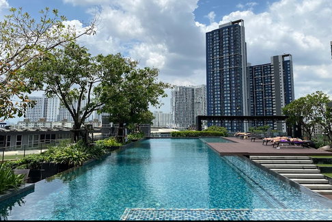 1Bed | 1Bath | BTS On Nut | 26sqm | THB 13,000/mo | Fl.18 — Base Park West Bangkok