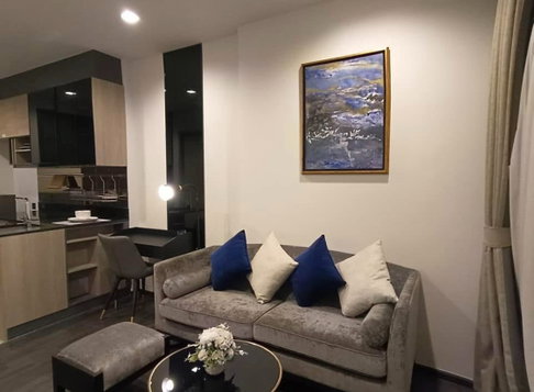 1 ห้องนอน | 1 ห้องน้ำ | MRT Phra Ram 9 | 35 ตร.ม. | 24,000 บาท/เดือน | ชั้น 27 — The Line Asoke - Ratchada กรุงเทพฯ