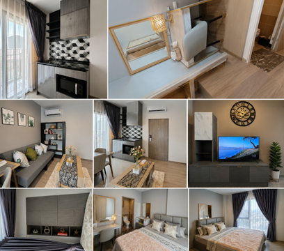 1 ห้องนอน | 1 ห้องน้ำ | MRT Phetchaburi | 28 ตร.ม. | 16,000 บาท/เดือน | ชั้น 31 — Base Petchburi-Thonglor กรุงเทพฯ