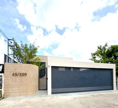 Houses for sale Seri Thai Rode : R447 🏡 Brand new single-story detached house | Nawamin 24. Comfortable living for all ages, no stairs to climb. Only 15.15 million baht.