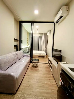 คอนโดให้เช่า : สตูดิโอ | 1 ห้องน้ำ | MRT Talad Bang Yai | 27 ตร.ม. | 9,000 บาท/เดือน | ชั้น 16 — Plum Condo New West กรุงเทพฯ